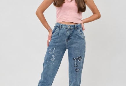 Аналарға арналған джинсы: СТИЛЬДІ және ӘДЕМІ 