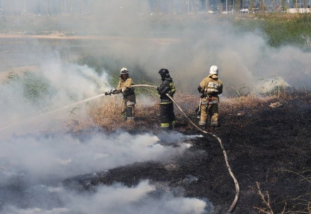 Шымкентте еріктілерден құралған өрт сөндіру тобы жасақталған