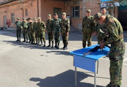 Шымкентте «Әскери өмірге баулу» атты әскери-спорттық шара өтті