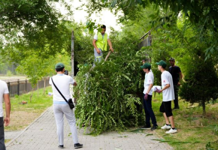 ШЫМКЕНТ:  Жастар еңбек жасақтары өз жұмысын бастады