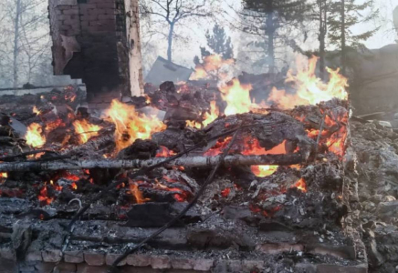 ШҚО-дағы алапат өрт: Полиция тергеуді бастады