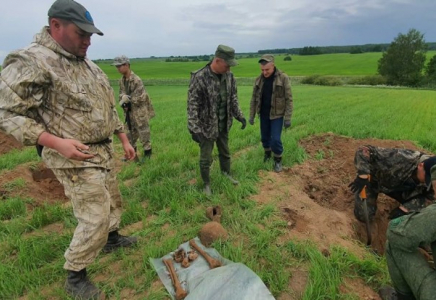 Павлодарлық зерттеушілер Беларусь жерінен 11 жауынгердің мүрдесін тапты