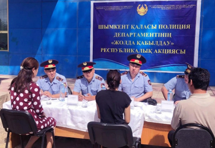 Шымкенттік полицейлер 200-ге жуық тұрғынның мәселелерін шешіп берді