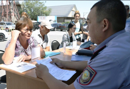 Шымкенттіктер акцияға қатысып, өз мәселелері бойынша тиісті жауаптарын алды