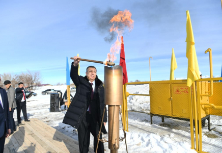 ТҮРКІСТАН: Төлеби ауданында үш елді мекеннің тұрғындары көгілдір отынмен қамтылды