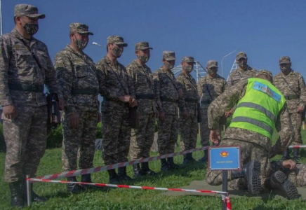 Шымкентте әскерилер кәсіби біліктіліктерін арттырып жатыр