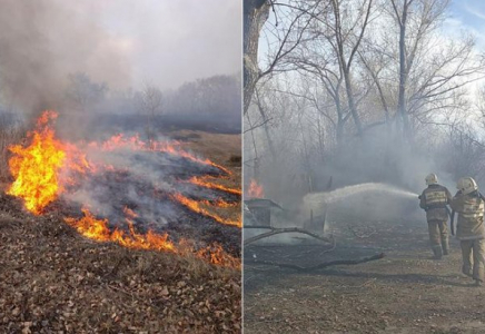 Елімізде өрттің қауіпті кезеңі басталды