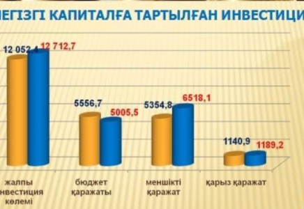 ТҮРКІСТАН: Шардара ауданына 13 млрд. теңгеге жуық инвестиция тартылған