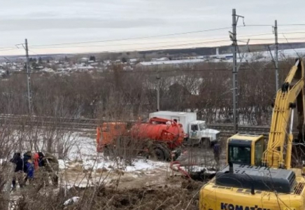 Петропавлда жарылған су құбыры жөнделді