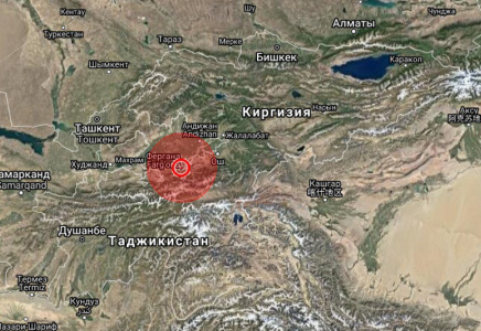 Қырғызстан мен Өзбекстан шекарасында 6 балл қуатымен жер сілкінді