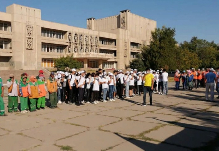 ШЫМКЕНТ: Еңбекші ауданында сенбілік өтті