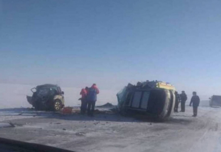 Жеті адамның өмірін қиған Қостанайдағы ірі жол апатының видеосы жарияланды