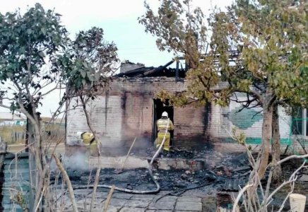 Степногорскіде үй өртеніп, бес жасар бала қайтыс болды