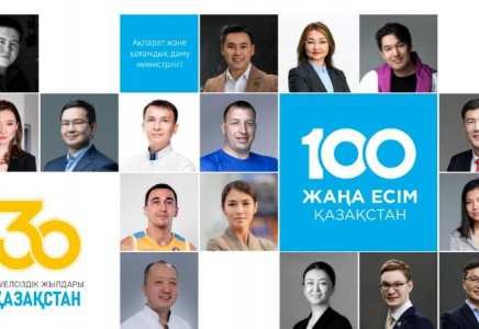 «Қазақстанның 100 жаңа есімі-2021» жобасына өтінімдерді қабылдау басталды