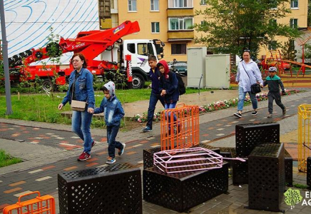 Елордада креативті жаңа гүлзарлар пайда болды (фото)