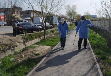 ТҮРКІСТАН: Мақтааралда залалсыздандыру шаралары жүріп жатыр