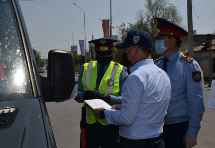 ТҮРКІСТАН: Рашид Аюпов полицейлермен бірге карантиндегі тәртіпті бақылады