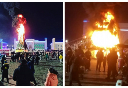 Таразда бас шырша өртеніп кетті