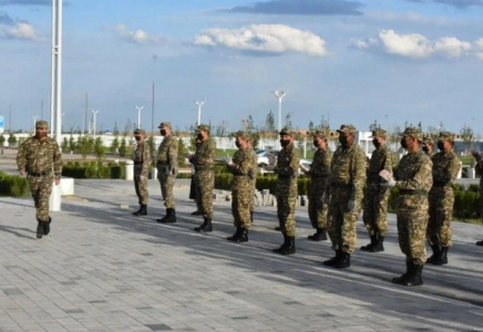 ТҮРКІСТАН: Әскери міндетті сарбаздардың жұмысы қорытындыланды