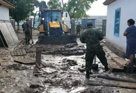 Жетісу облысының ауылдарында су басқан аулалар құрғатылды