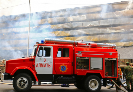 ​Алматы облысында ауыл әкімдігі өртенді