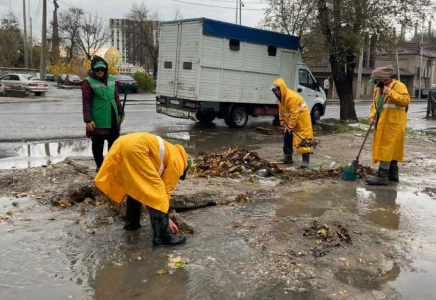 Шымкентте су басу қаупі бар аймақтар бақылауға алынды