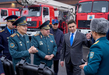 ШЫМКЕНТТЕ ЗАМАНАУИ ҮЛГІДЕГІ ӨРТ СӨНДІРУ ДЕПОСЫ АШЫЛДЫ