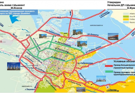 Шымкентте жүк көліктерінің қозғалысына бірқатар өзгерістер енгізілді