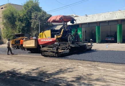 ШЫМКЕНТ: Тәшенов көшесінде жөндеу жұмыстары жүргізіліп жатыр