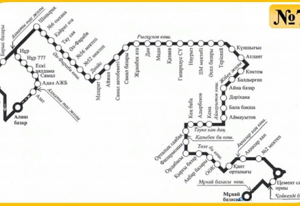 Шымкентте бірқатар автобустардың қозғалыс кестесі өзгертілді