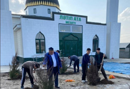 ТҮРКІСТАН: Сайрамда жаңа мешіт ашылды