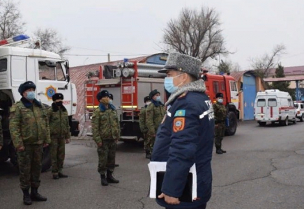 «ТАСҚЫН-2002»: Шымкенттік құтқарушылар Түркістан облысына аттанды