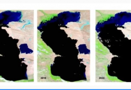 ​ Каспий теңізі тартылып барады: Ғарыштан түсірілген фотода теңіз түбі көрінді (фото)