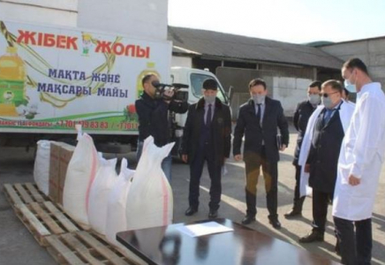 ТҮРКІСТАН: Сайрамда өсімдік майын өндіретін жаңа цех пен диірмен іске қосылды